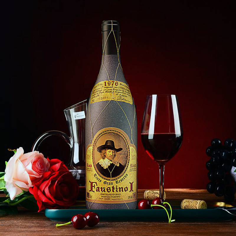 西班牙里奥faustino菲斯特一世珍贵典藏干红红礼盒装干红静态葡萄酒
