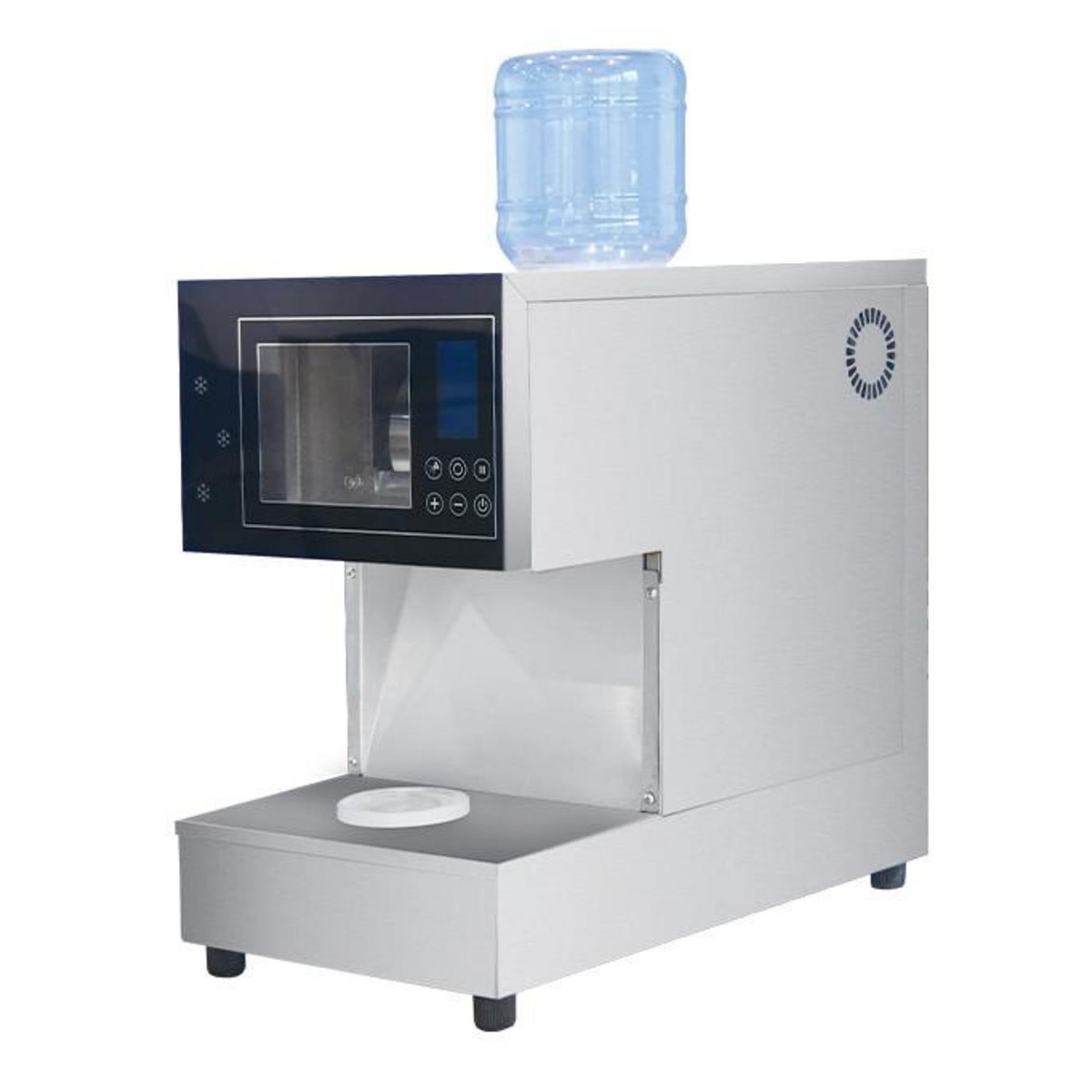 商用牛奶绵绵制冰机桶装水日产200公斤水冷冷冰雪花商用制冰机