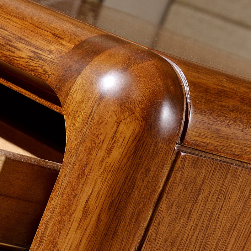 金丝储物柜床边移动配套双人床实木家具檀木卧室床头柜