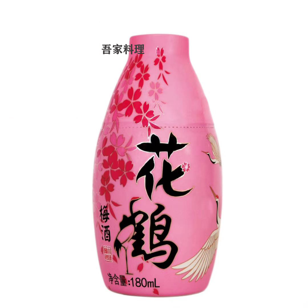 樱歌清酒酒花鹤樱歌梅180ml日式酿造梅子果酒梅酒