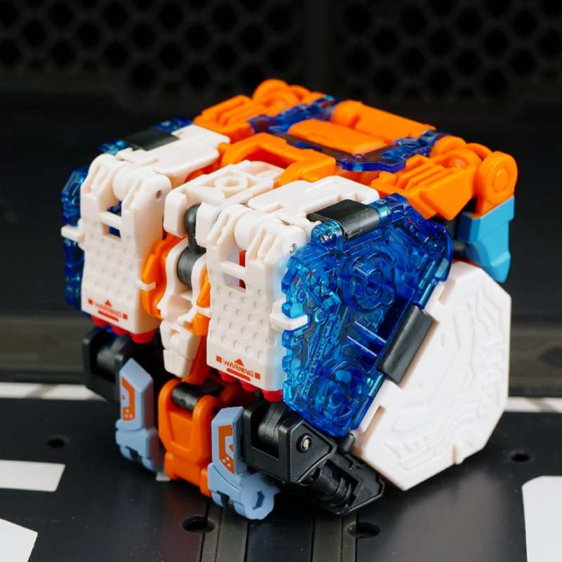 猛兽匣系列52toys正版限定袋鼠反弹球全套变形玩具小方块拼装模型