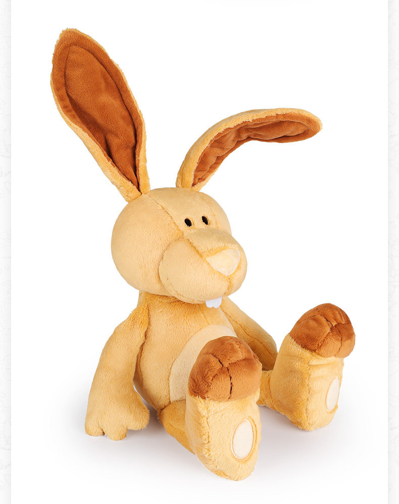 德国nici棕色小兔拉尔夫长耳兔毛绒公仔娃娃可爱毛绒布艺类玩具