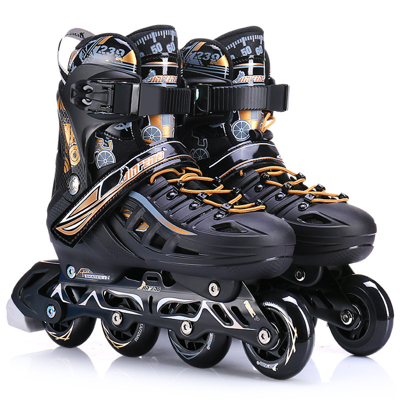 金峰溜冰鞋直排轮滑旱冰男女初学者大儿童专业全套装成年人大学生