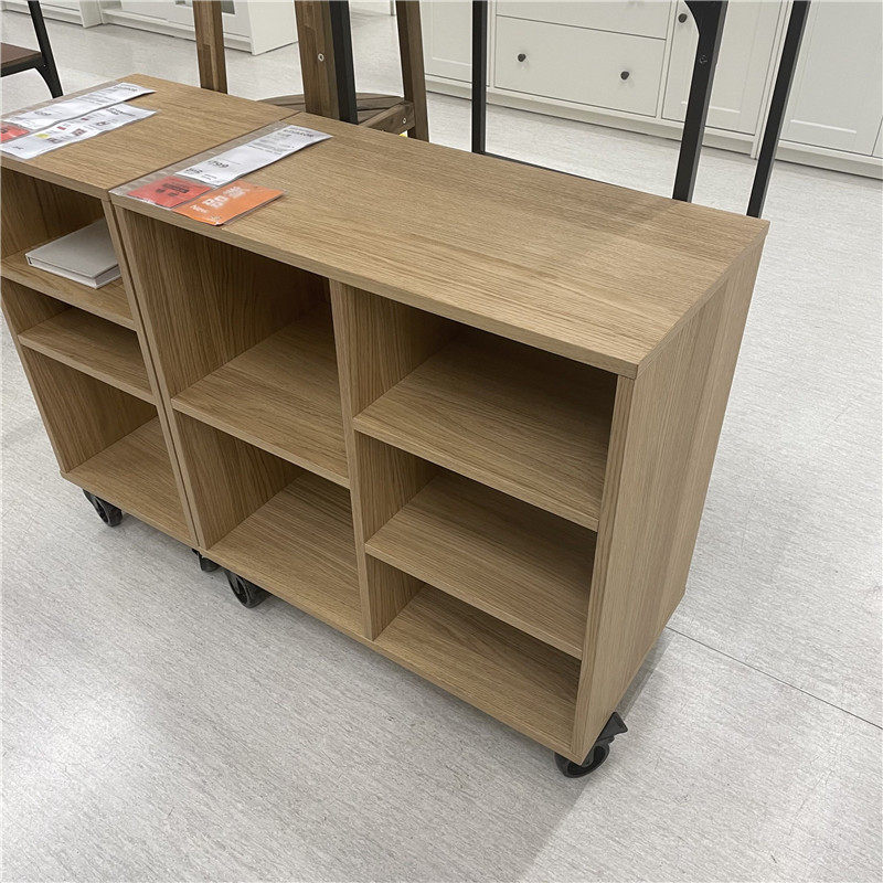 ikea宜家罗瓦露脚轮搁架单元小型书架文件架储格架