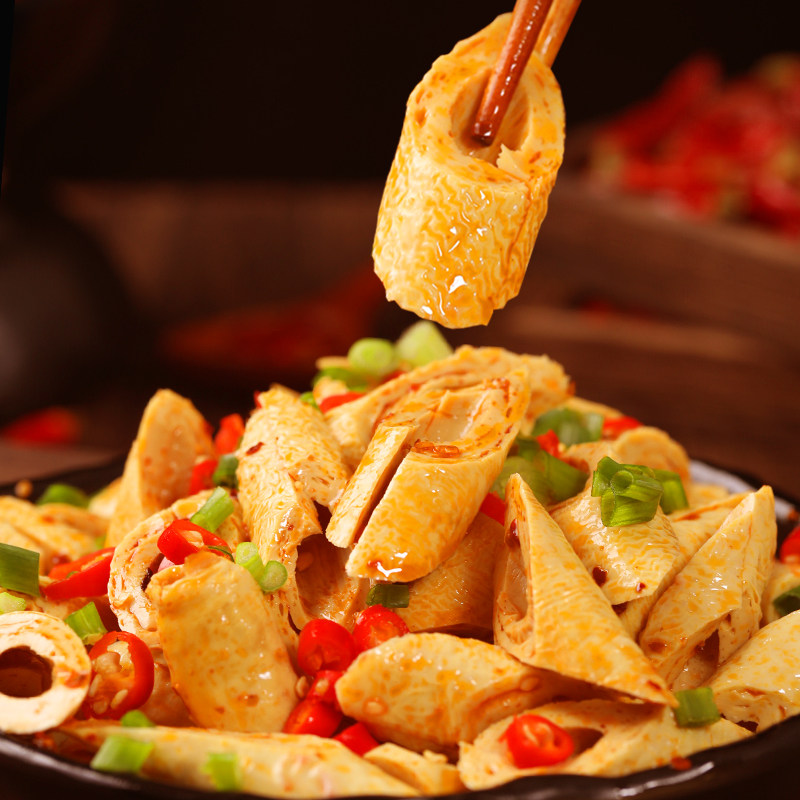 古蜀味道四川特产豆笋500g干货隆昌地道手工豆制品干货