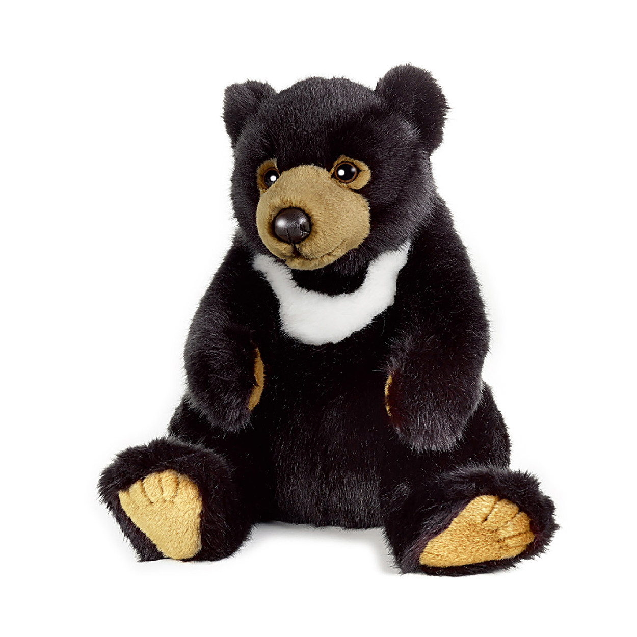 nationalgeographic国家地理仿真动物公仔玩偶黑熊狗熊毛绒玩具仿真