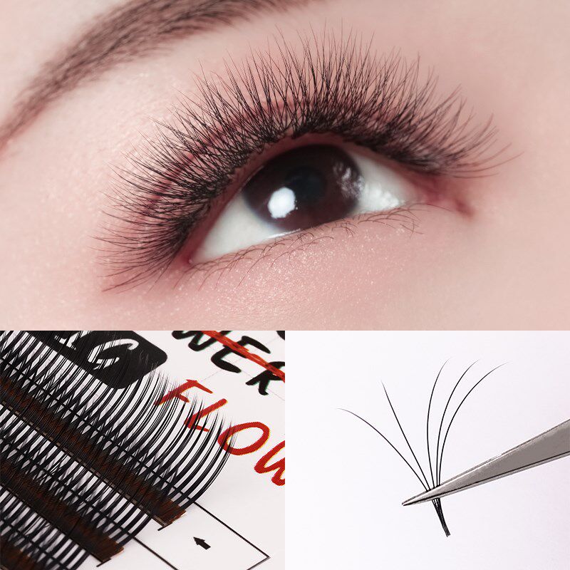 网红嫁接山茶花柔软浓密毛浓密水貂开花闪电花神假睫毛