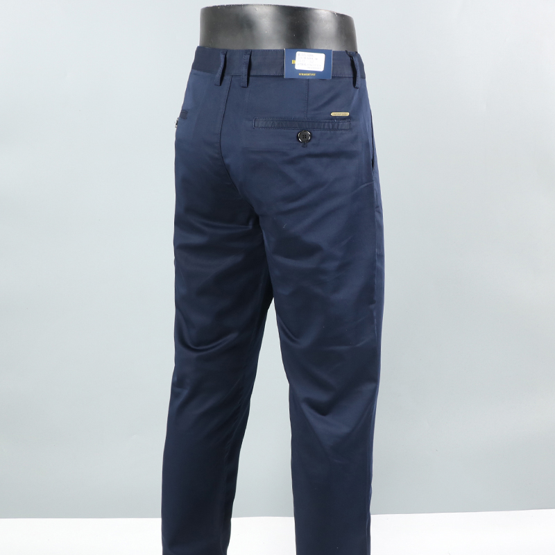 外贸尾货爸爸装裤子春夏季款男裤休闲裤宽松直筒西裤男中老年薄款