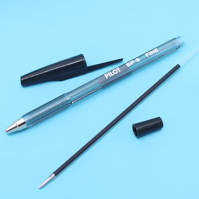 pilot日本百乐啄木鸟圆珠笔bps经典07mm透明学生圆珠笔