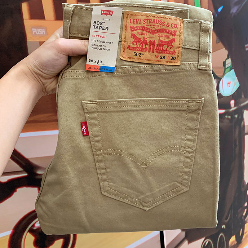 美国正品Levis李维斯502薄款微弹宽松牛仔裤男士潮牌休闲长裤春秋