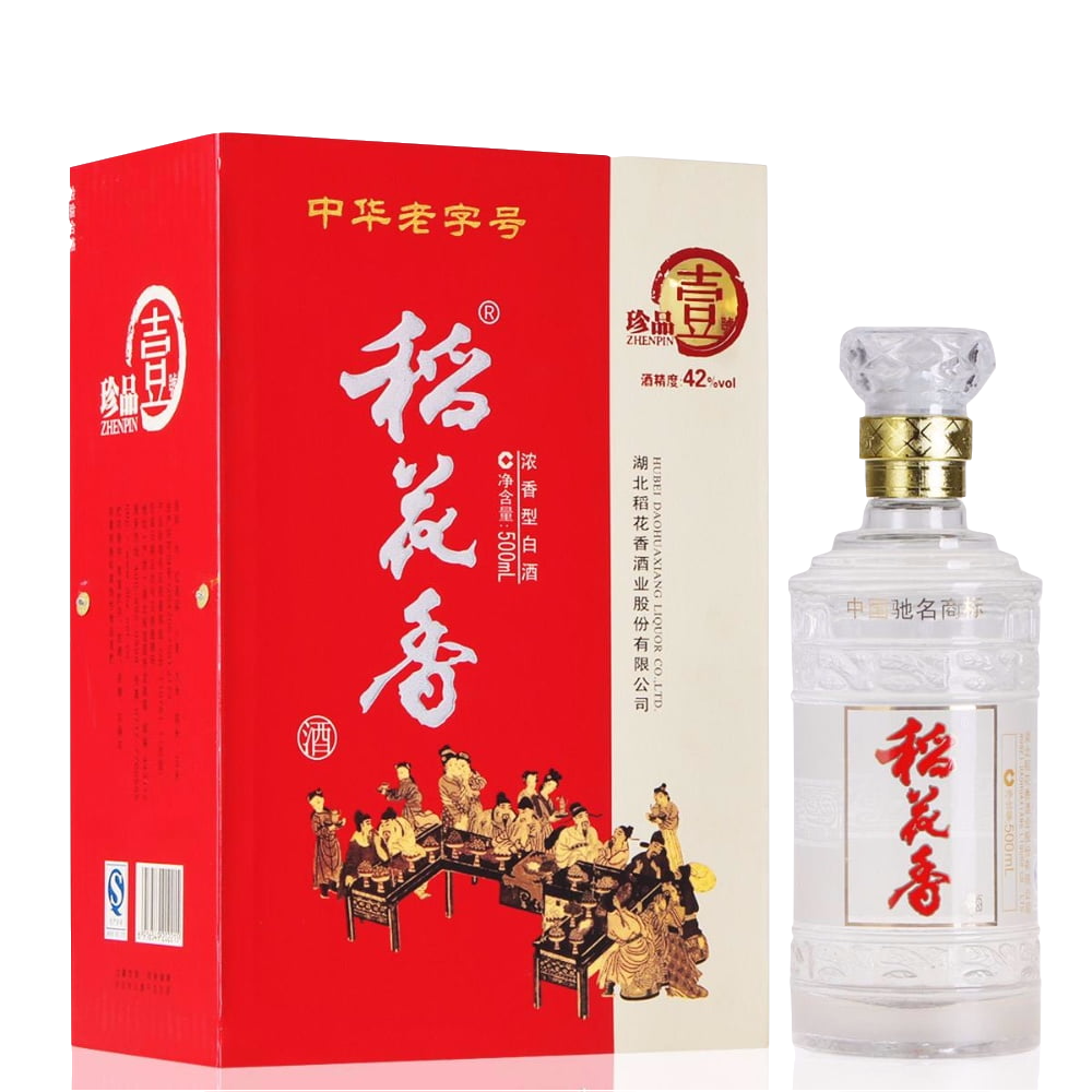 稻花香珍品一号42度 500mlx4瓶装浓香型国产精酿白酒