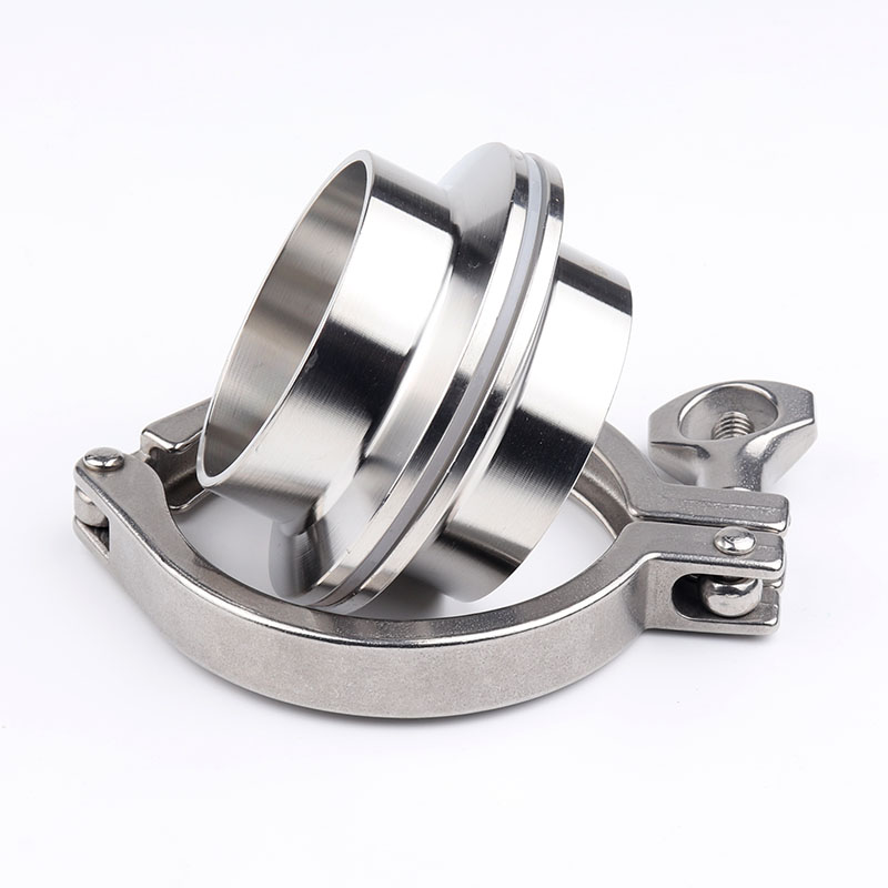 不锈钢快装卡箍套装抱箍卫生焊接快速卡盘接头管夹
