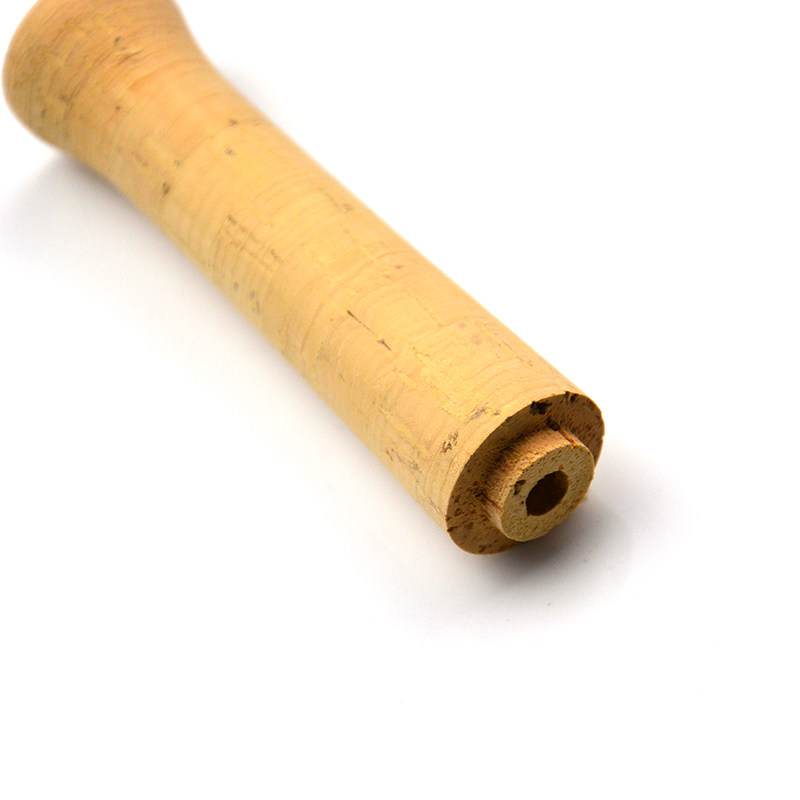 波腾马口竿3a软木把手长10cm带台阶带弧度轮座握把路亚竿diy配件