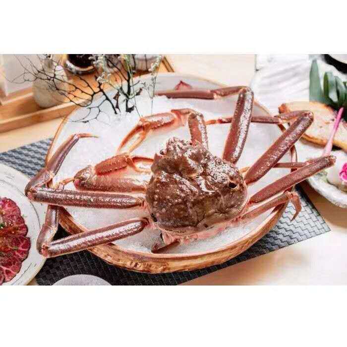 新款板蟹雪蟹海蟹冰鲜松叶长脚帝王2只4斤鳕蟹