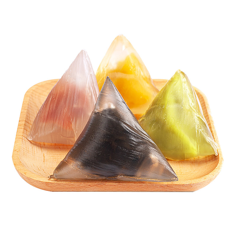 儒康端午水晶粽子透明即食散装创意diy手工冰皮糕点点心休闲零食_双氙
