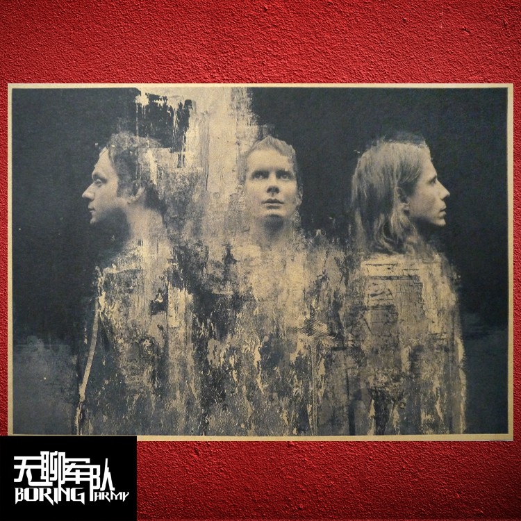 sigur rós sigur ros冰岛后摇乐队牛皮纸海报摇滚装饰画酒吧宿舍