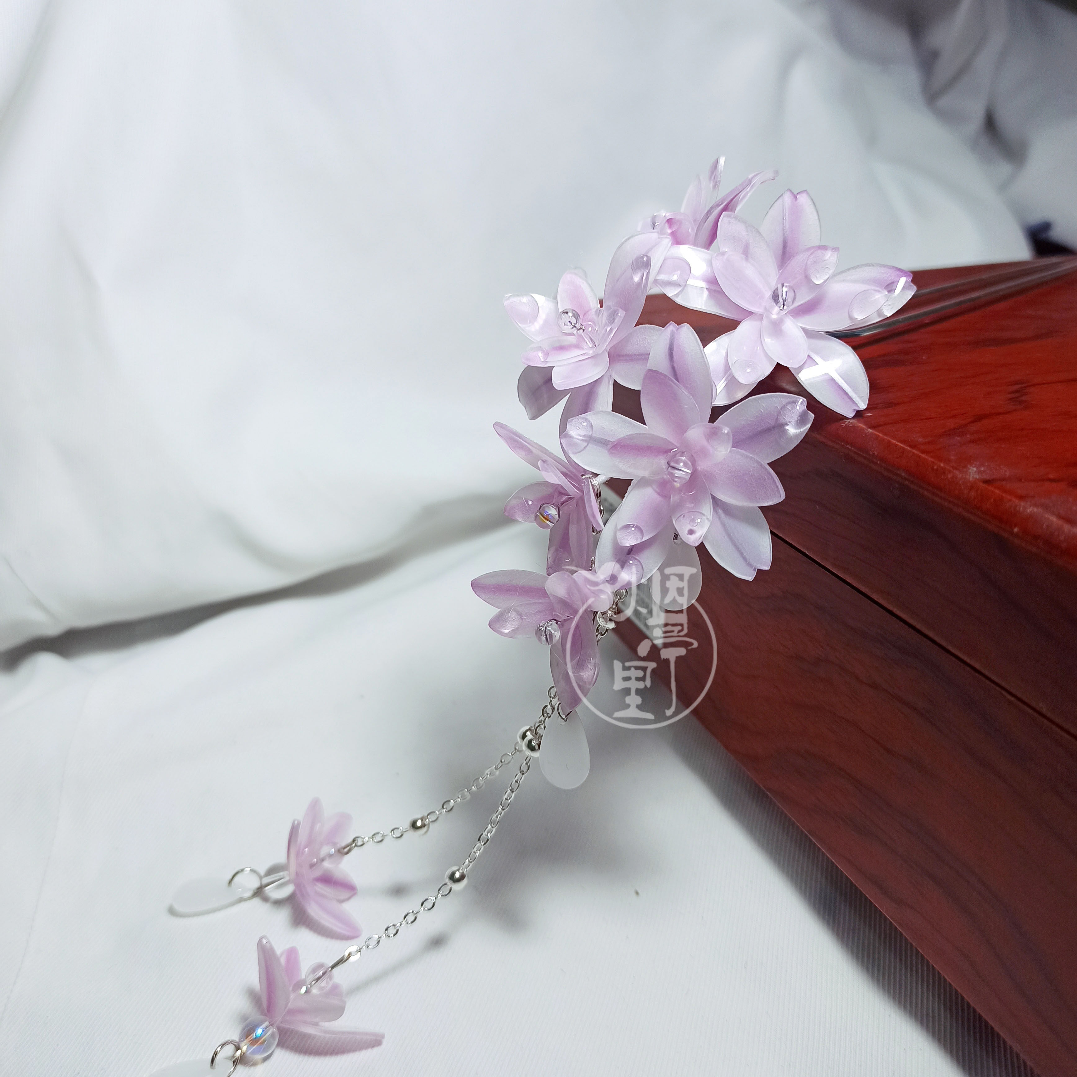 古风发簪苏女流苏汉服拍照热缩原创步摇华镜发饰