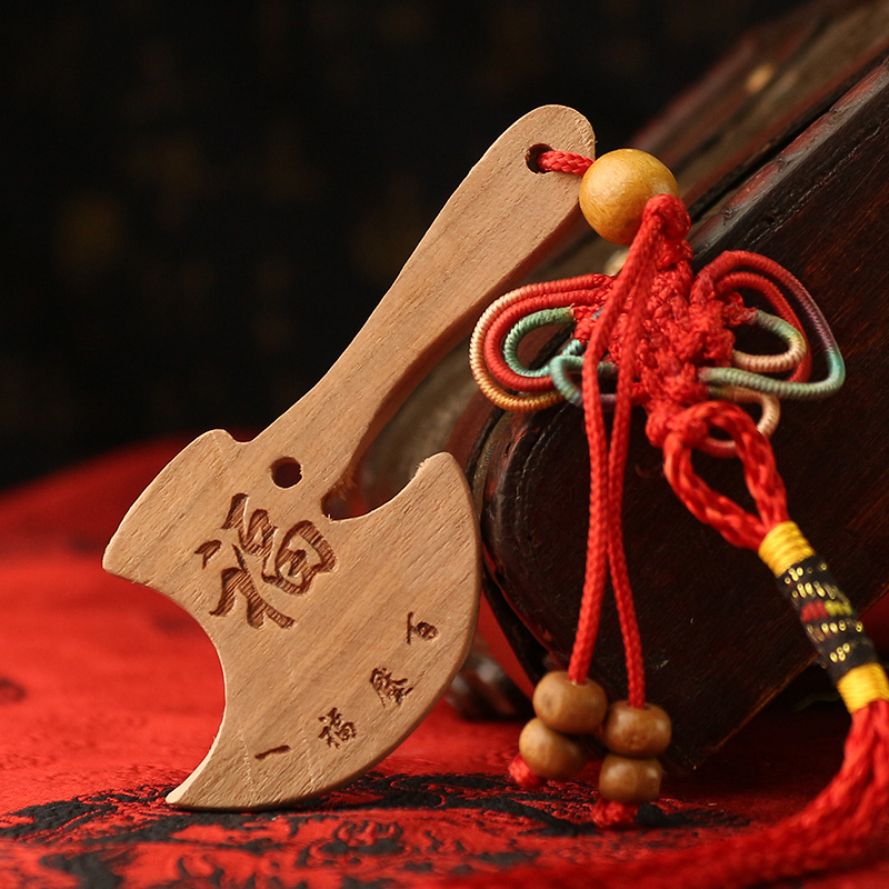 平安桃木刀桃木剑宝宝饰品守护男女随身婴儿木雕