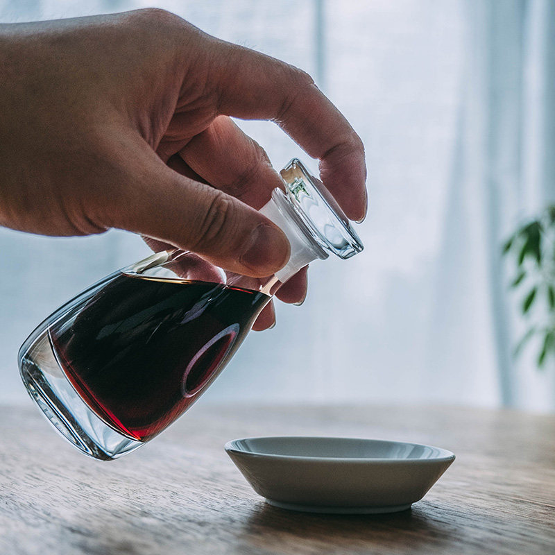 西米集市日本进口中川政七the日式酱油瓶不滴漏玻璃油瓶调味瓶