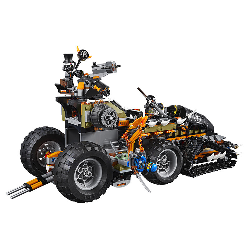 lego乐高ninjago幻影忍者70654重型捕龙卡车小颗粒积木男孩玩具