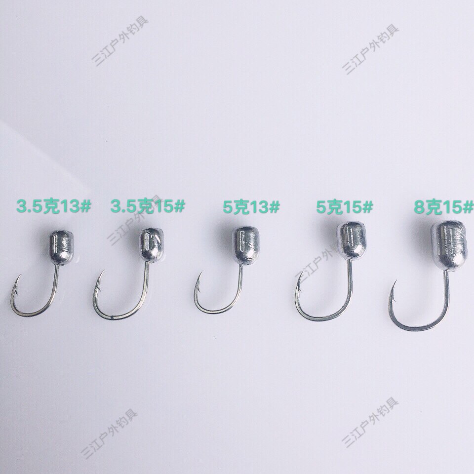 2020新品伽玛卡兹白钩款泥鳅铅头翘嘴鳜鱼红尾伊势尼鱼钩