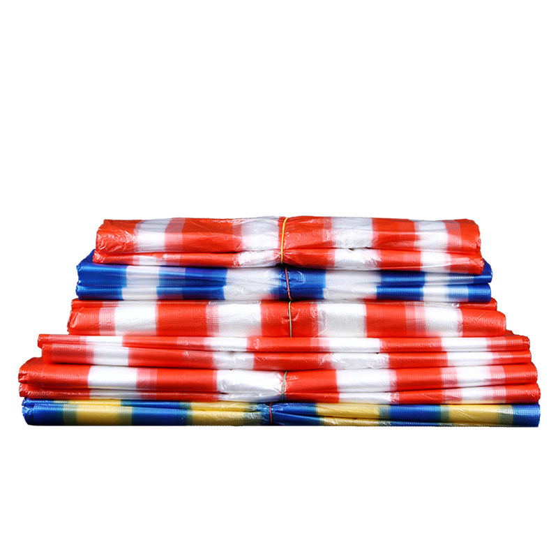 彩条背心手提袋红白条纹塑料袋超市购物方便一次性礼品袋