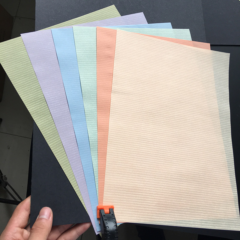 90克牛油油纸条纹硫酸礼品包装纸包印刷设计彩色打印卡纸