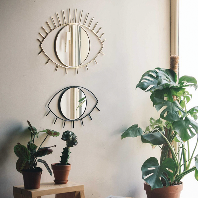 西班牙doiy创意眼睛造型台式化妆镜浴室墙面装饰挂镜大墙镜桌面镜