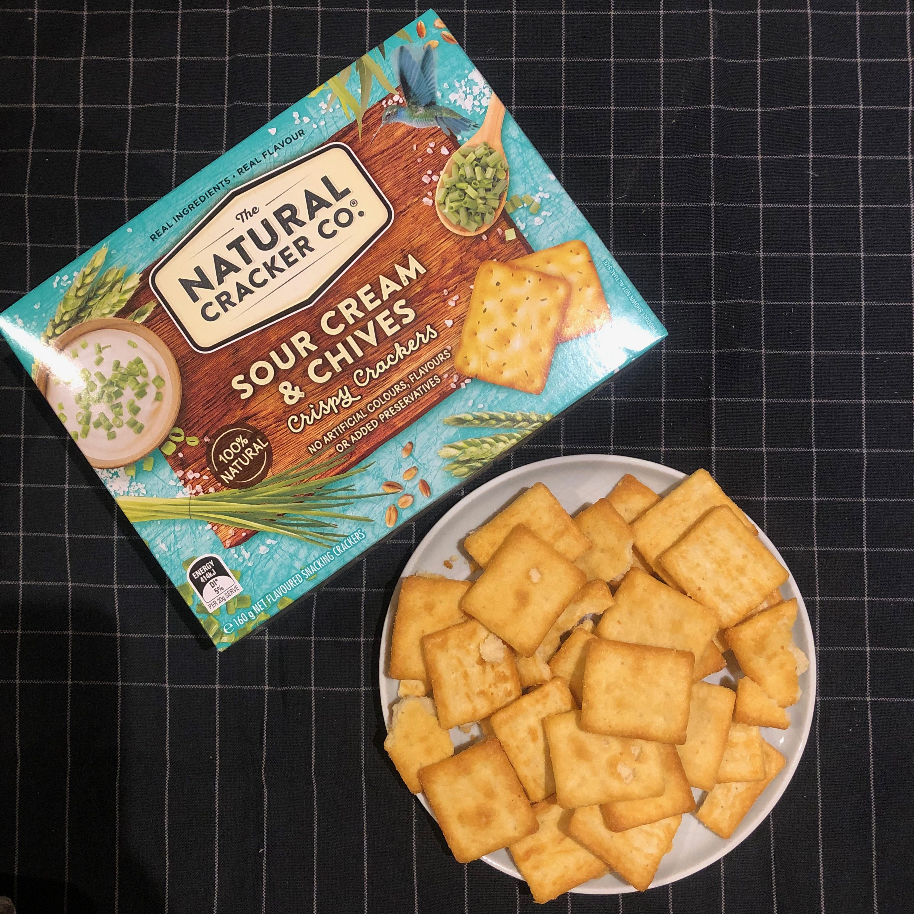 澳洲代购thenaturalcracker农家干酪酥性饼干盐醋蜂蜜酱油160g