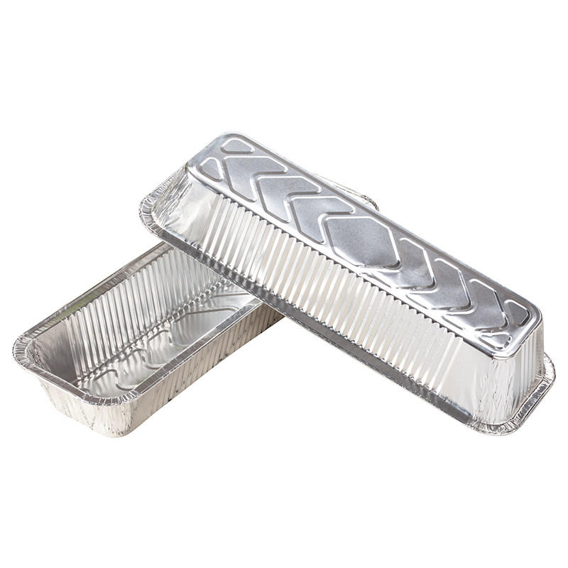 锡纸纸盒长方形一次性烧烤盒烤串外卖打包蛋糕面包一次性餐盒