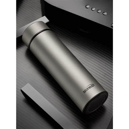 索野保温杯德国soyes男士士女不锈钢便携泡茶水杯led导光板