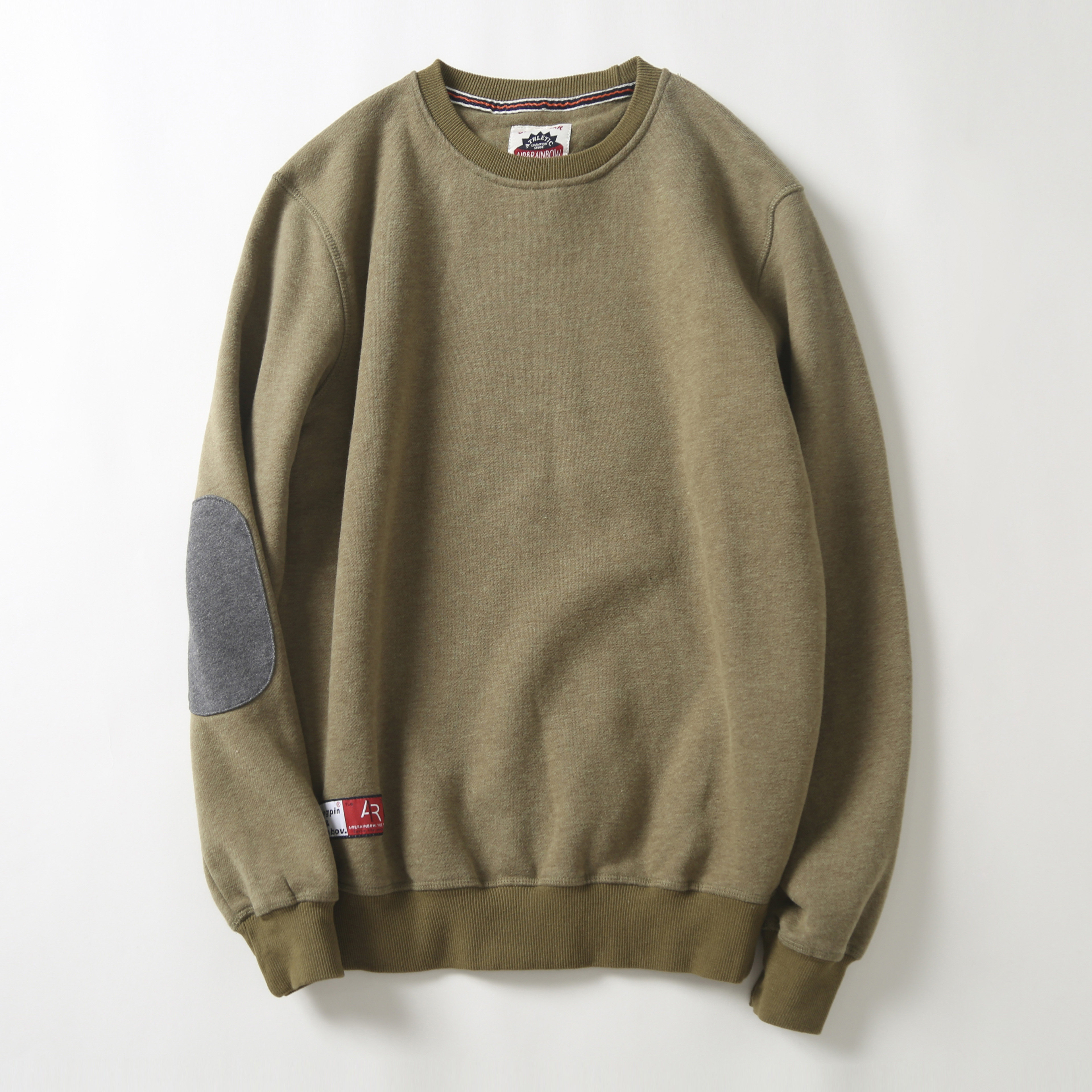 圆领大码长袖卫衣男士运动宽松无帽套头春季卫衣