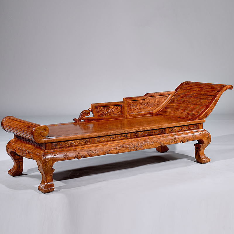 贵妃红木家具刺猬紫檀家用客厅中式花梨贵妃榻