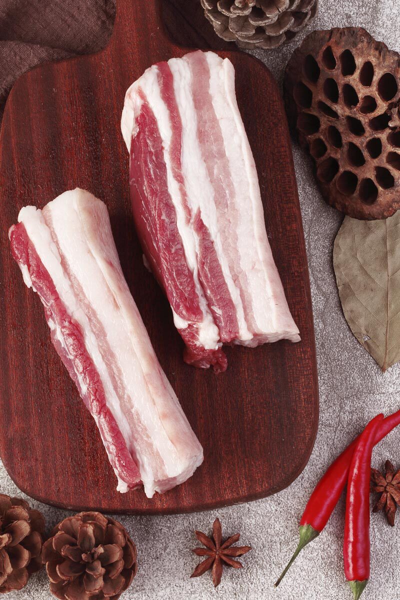 猪肉黑猪野蛮东北新鲜8斤红烧带皮五花肉现生猪肉