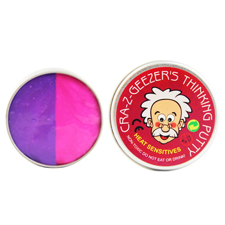 thinking putty感温变色橡皮泥永不风干弹跳彩泥娱乐减压出口玩具