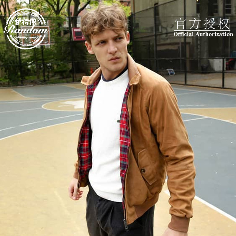 国内现货 英国 Baracuta 意大利产经典麂皮 哈灵顿G9夹克男士外套