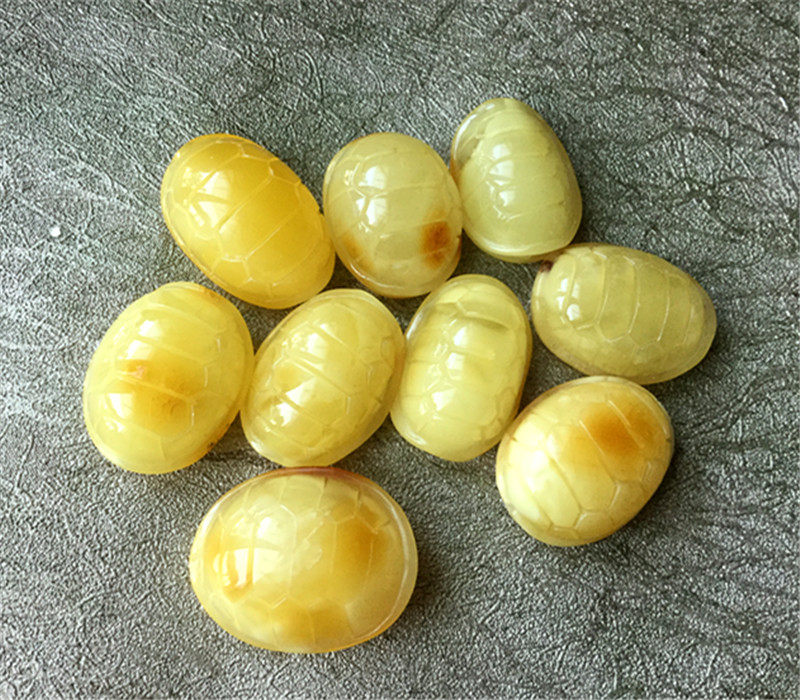天然蜜蜡富甲天下背云吊坠龟壳龟背鸡油黄蜜蜡diy其他diy饰品配件