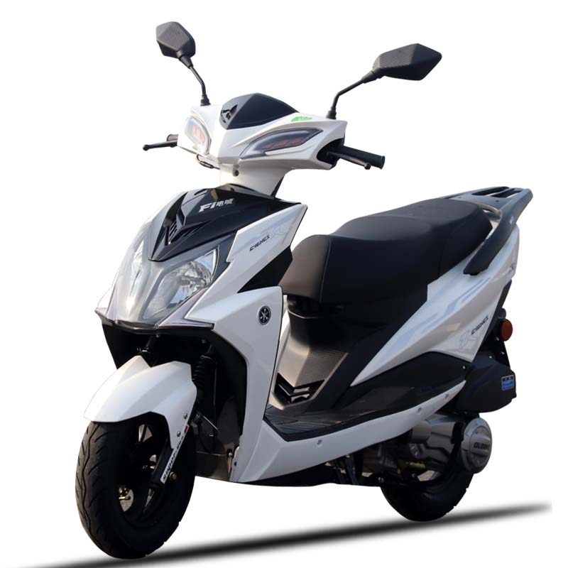 全新125c国四电喷踏板摩托车整车可上牌男女装省油燃油助力车包邮