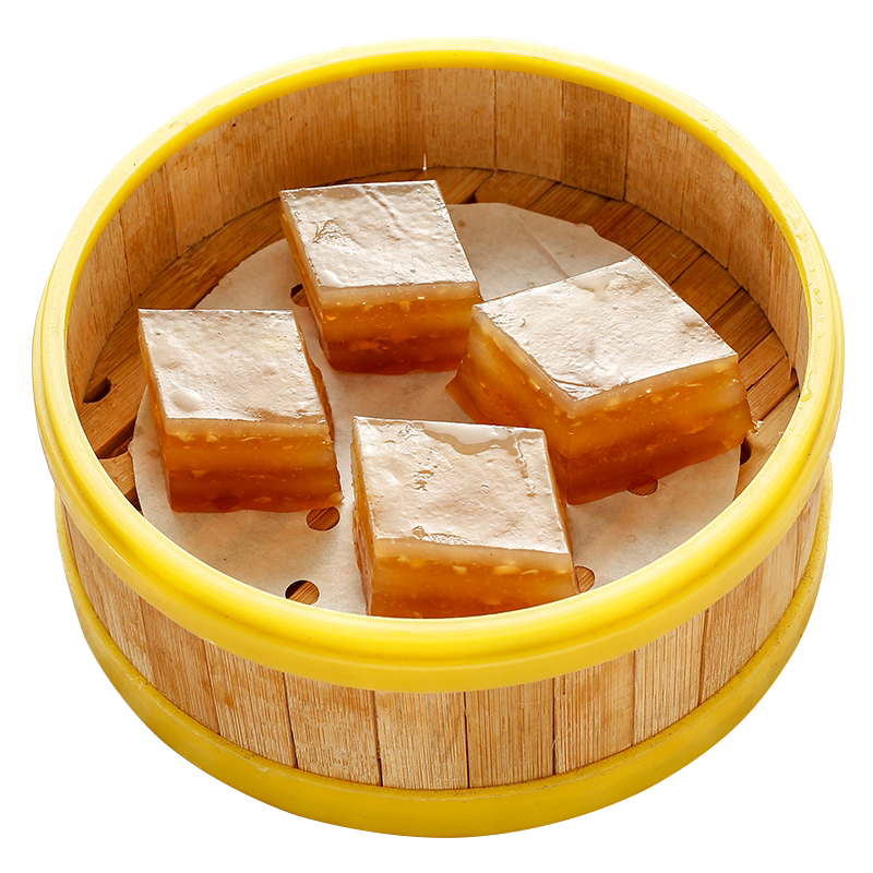 大笑椰汁马蹄糕水晶蒸糕椰香清爽马蹄味发糕糯米糍广式茶楼糕点