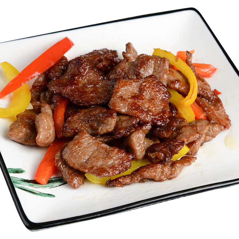 肉片味知香黑椒牛1kg新鲜冷冻腌制半成品商用生牛肉