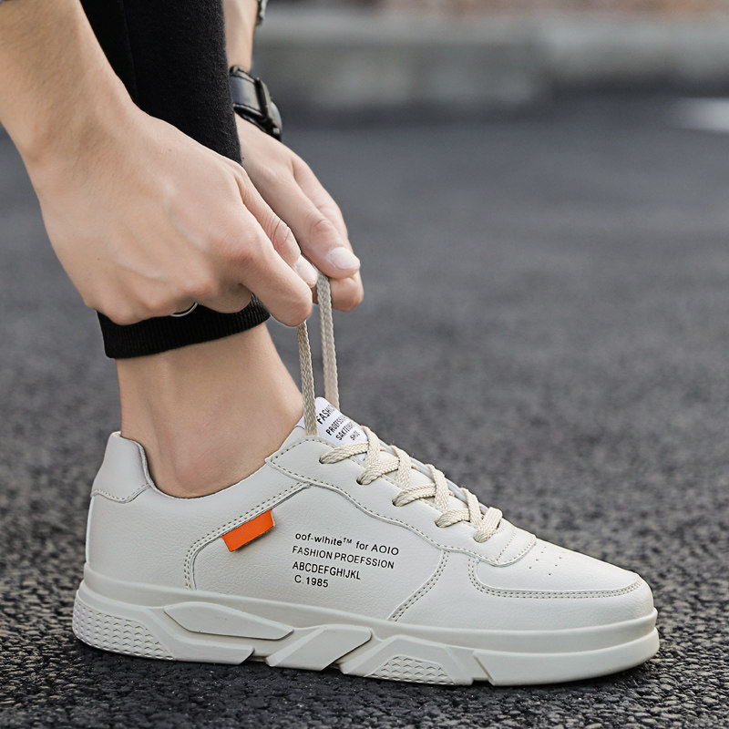 2020春季运动小白鞋男韩版潮流百搭休闲内增高板鞋网红鞋子男潮鞋