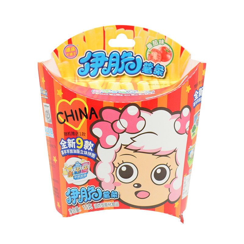添乐卡通王伊脆薯条熊出没牛肉番茄喜洋洋原味儿童膨化食品