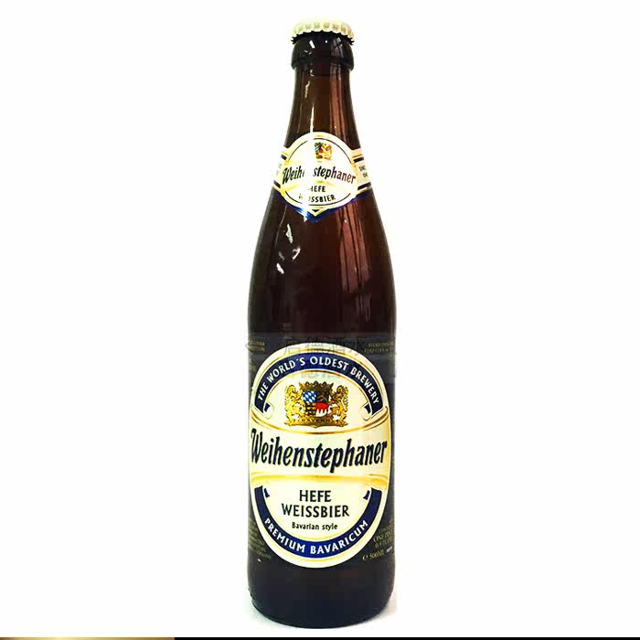 预售德国进口维森/唯森酵母小麦白啤酒500ml*6瓶weihenstephaner