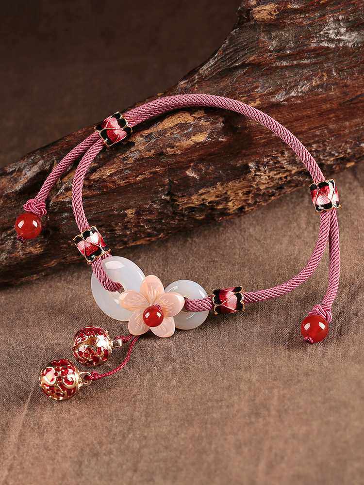 楼兰客栈铃铛脚链2021年新款声音古风复古民族风不掉脚链