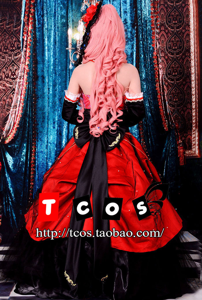 tcos vocaloid 巡音龙啼cos服 龙啼箱庭拠cosplay服装女