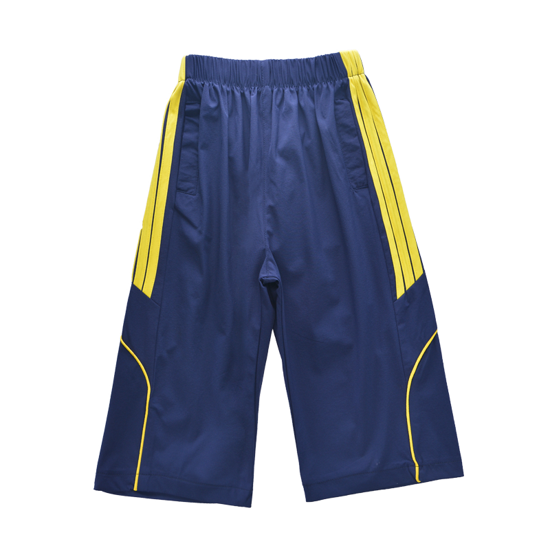 澜洋贝贝夏季中小学生校服裤子薄款速干裤夏天运动七分裤中裤zkzh