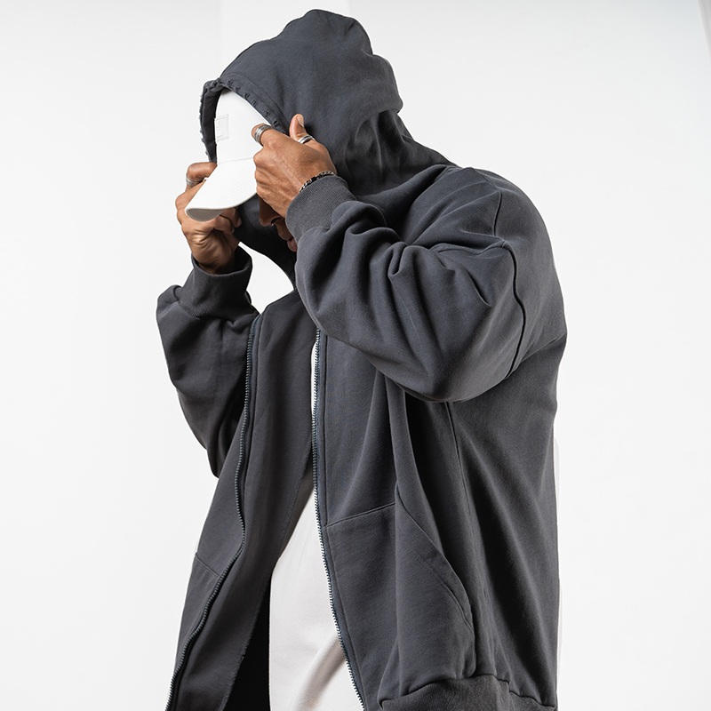 bodydream连帽情侣卫衣纯棉夹克开衫春秋宽松运动美式拉链外套男