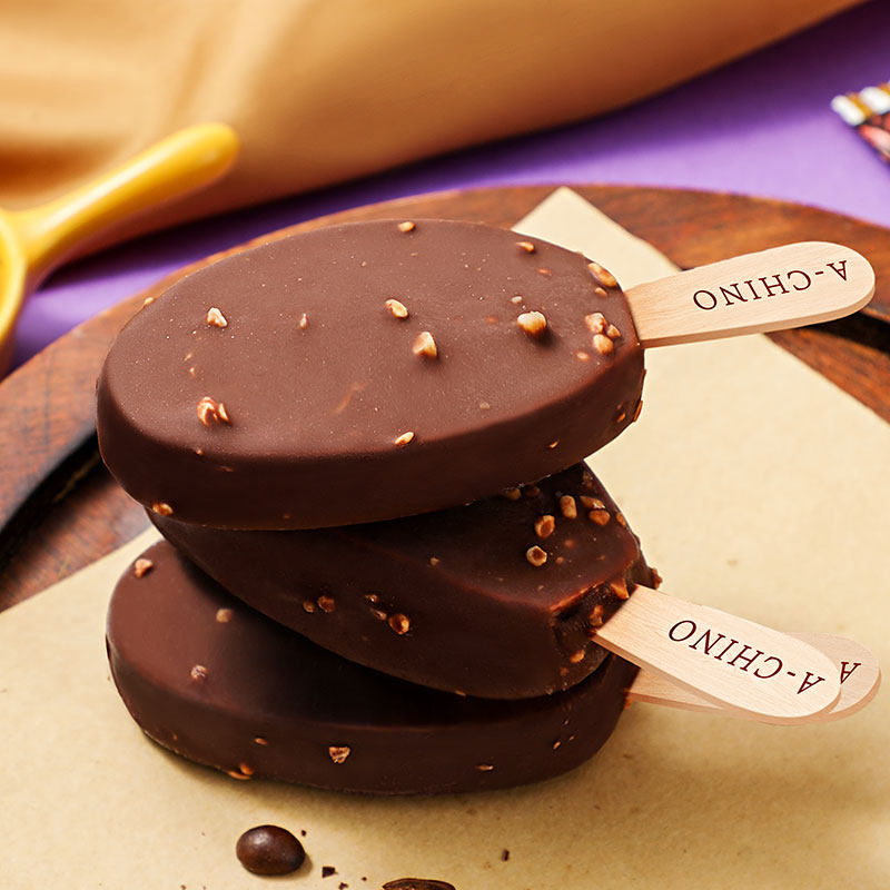 阿奇台湾咖啡雪糕10支巧克力脆皮网红冰淇淋进口冰淇淋