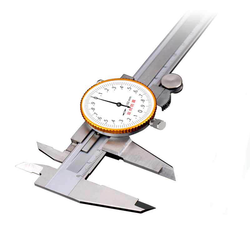 高精度带表游标卡尺代表油标卡尺0150200300600500mm不锈钢其它工具