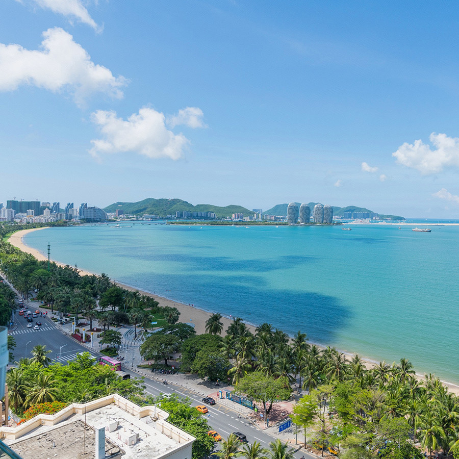 一线海景近夜市逛吃玩都方便三亚福朋喜来登酒店转角遇见海景房2晚含
